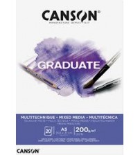 Canson Graduate 200 gr A5 20yp Mixed Media